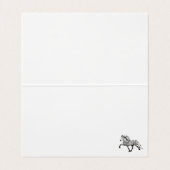 Charismatisches ~ Isländisches Pferd Visitenkarten (Innenseite Aufgefaltet)