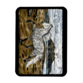 Charismatisches Islandpferd Magnet (Vertikal)