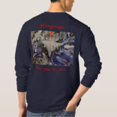 Charitable Wingman Long Sleeve- Men's T-Shirt (Rückseite)