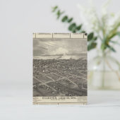 Charité, Iowa-Unternehmen in Davenport Postkarte (Stehend Vorderseite)