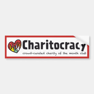 Charitocracy Autoaufkleber