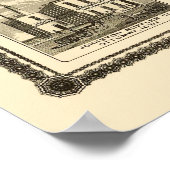 Chariton, IA Panoramakarte - 1875 Poster (Ecke)