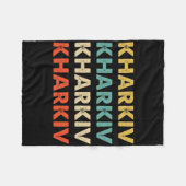 Charkiw Ukraine Fleecedecke (Vorderseite (Horizontal))
