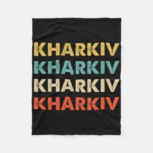 Charkiw Ukraine Fleecedecke (Vorderseite)