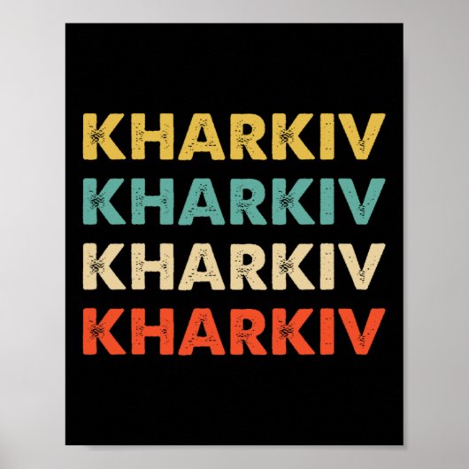 Charkiw Ukraine Poster (Vorne)