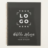 Charkohle grau elegant moderne mädchenhafte Preis Planer (Vorderseite)