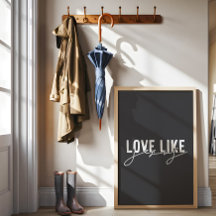 Charkohle-graue Liebe wie Jesus Christlich