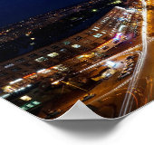 Charkow, Ukraine Nachtstädte Poster (Ecke)