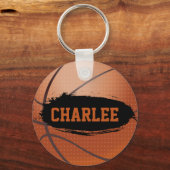 Charlee Personalisiert Basketball Schlüsselanhänge Schlüsselanhänger (Vorderseite)