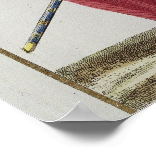 Charlemagne (742-814) von "Receuil des Estampes, Poster (Ecke)