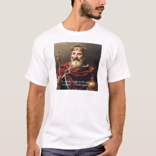 Charlemagne "Lachsprache" Zitat Geschenke & T-Shir T-Shirt