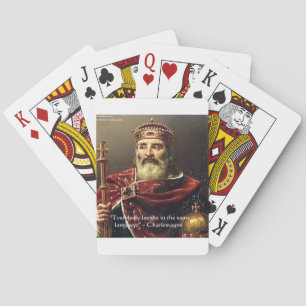 Charlemagne "Lachssprache" Zitat - Geschenke und T Spielkarten