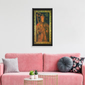Charlemagne Stretched Canvas Print Leinwanddruck (Insitu (Wohnzimmer))