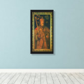 Charlemagne Stretched Canvas Print Leinwanddruck (Insitu (Holzboden))