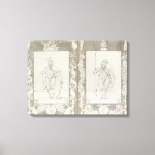 Charlemagne und Heymon, 1804-5 Leinwanddruck