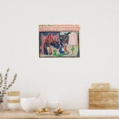 Charlemagne und seine Baronen werden verzaubert Poster (Küche)