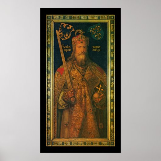Charlemagne von Dürer Canvas Print Poster (Vorne)
