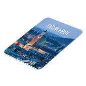 Charleroi Belgien Foto Vintage Magnet (Linke Seite)