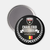 Charleroi Magnet (Vorderseite/Rückseite)