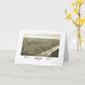 Charleroi, panoramische Karte PAs - 1897 (Gelbe Blume)