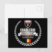 Charleroi Postkarte (Vorne/Hinten)