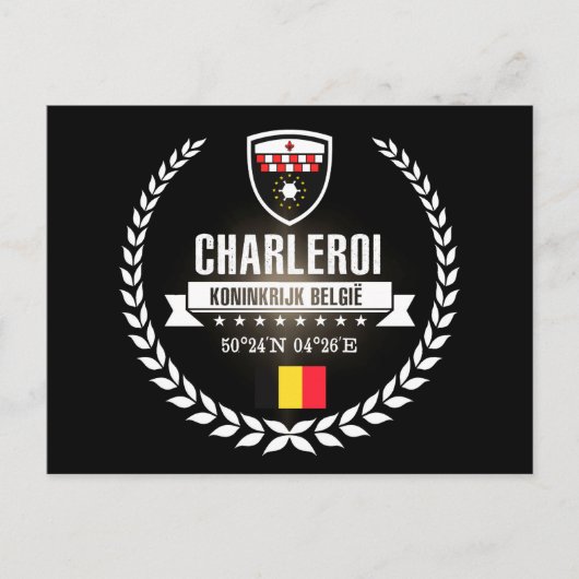 Charleroi Postkarte (Vorderseite)