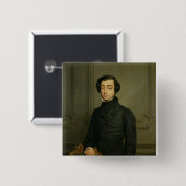Charles-Alexis-Henri Clerel de Tocqueville 1850 Button (Vorne & Hinten)