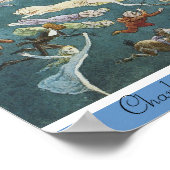 Charles Altamont Doyle Ein Tanz um den Mond Poster (Ecke)