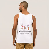 Charles Antlas™_tri-Pose-Barbell T-Shirt (Schwarz voll)