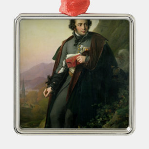 Charles-Artus de Bonchamps 1824 Silbernes Ornament