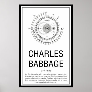 Charles Babbage Poster
