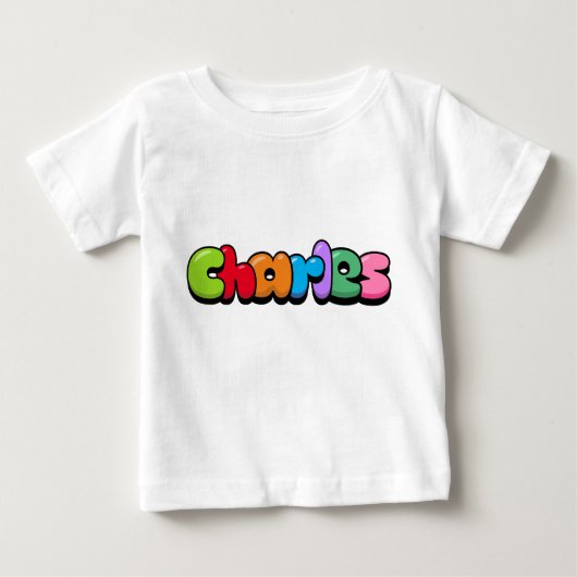 Charles Baby T-shirt (Vorderseite)