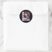 Charles Barkley The Chuck Basketball Legend Signat Runder Aufkleber (Tasche)