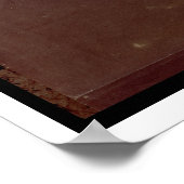 Charles Baudelaire (1820-1867), französischer Dich Poster (Ecke)