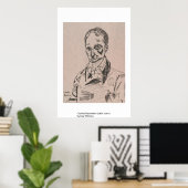 Charles Baudelaire (1821-1867) Poster (Heimbüro)