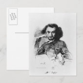 Charles Baudelaire 1844 Postkarte (Vorne/Hinten)
