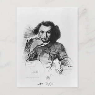 Charles Baudelaire 1844 Postkarte