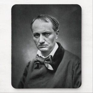 Charles Baudelaire - altes Foto 1878 Mousepad
