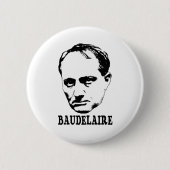 Charles Baudelaire Button (Vorderseite)