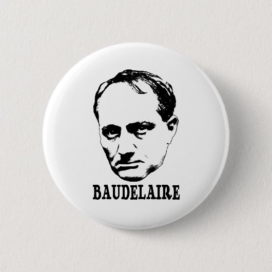 Charles Baudelaire Button (Vorderseite)