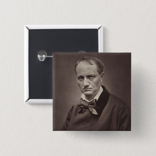 Charles Baudelaire Button (Vorne & Hinten)