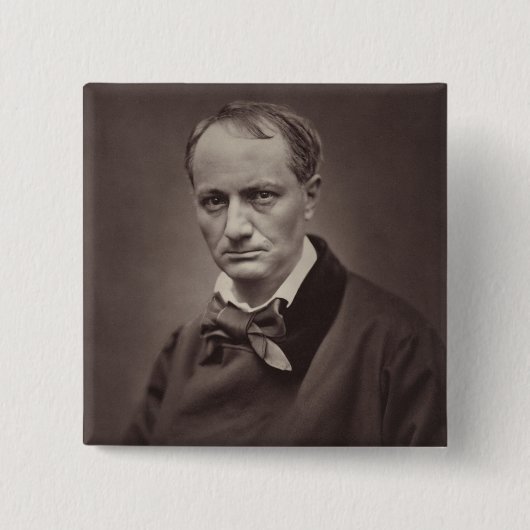 Charles Baudelaire Button (Vorderseite)
