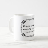 Charles Baudelaire Kaffeetasse (Vorderseite Links)