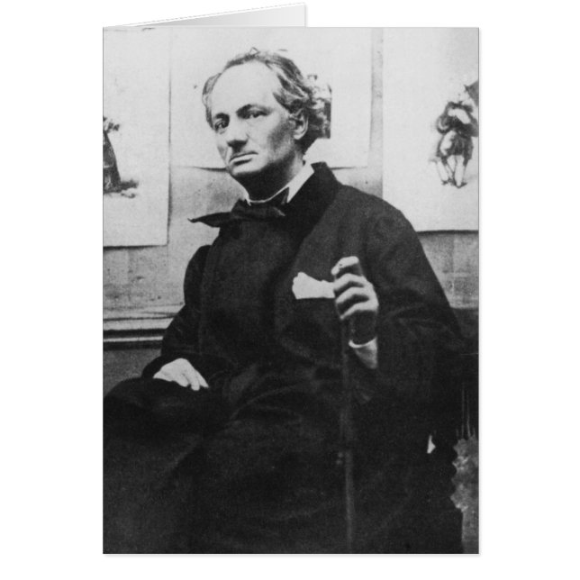 Charles Baudelaire mit Gravuren, c.1863 (Vorne)