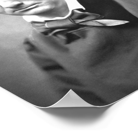 Charles Baudelaire Portrait Poster (Ecke)