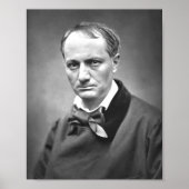 Charles Baudelaire Portrait Poster (Vorne)