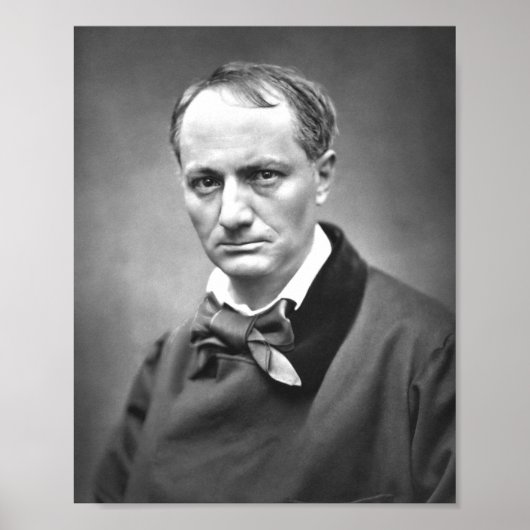 Charles Baudelaire Porträt Poster (Vorne)