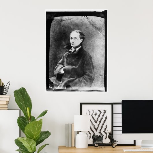 Charles Baudelaire Poster (Heimbüro)
