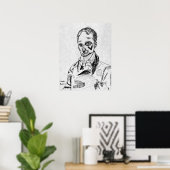 Charles Baudelaire Poster (Heimbüro)