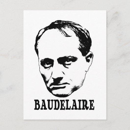 Charles Baudelaire Postkarte (Vorderseite)